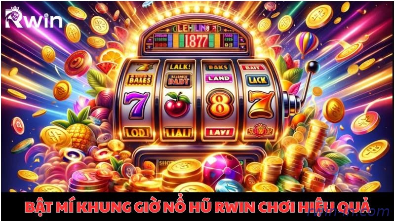 Khung giờ chơi slot Rwin được nhiều người lựa chọn