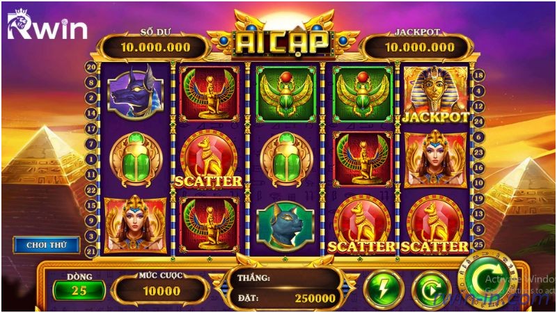 Quan sát nhịp quay slot