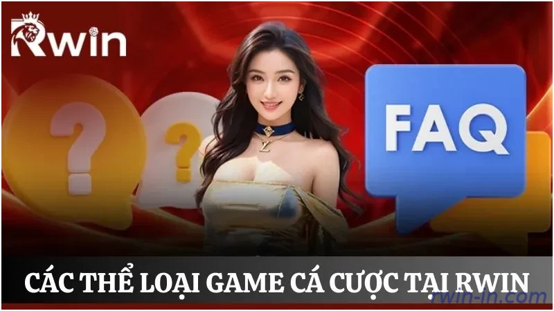 Danh mục game cá cược nổi bật tại RWIN