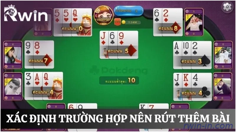 Khi nào nên rút thêm bài trong Pok Deng